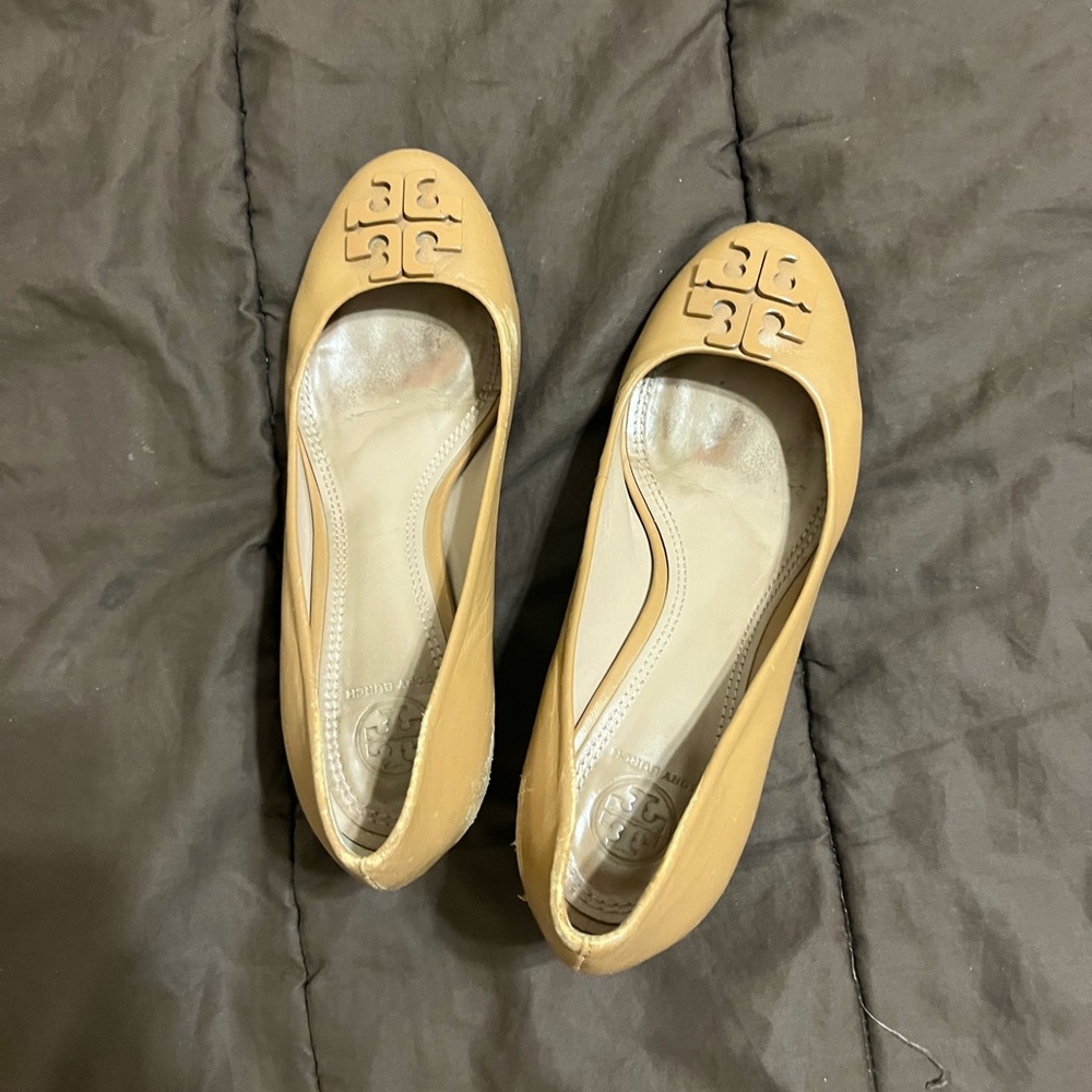 Tory Burch Blonde Lowell wedge